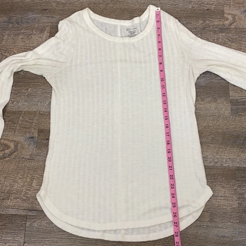 NoBo Cream Long Sleeve Top XL - Picture 8 of 9